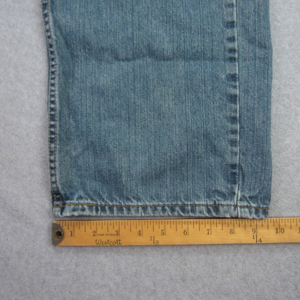Levis 559 Jeans Mens 42x32 Blue Relaxed Straight Medium Wash Denim - Picture 13 of 16